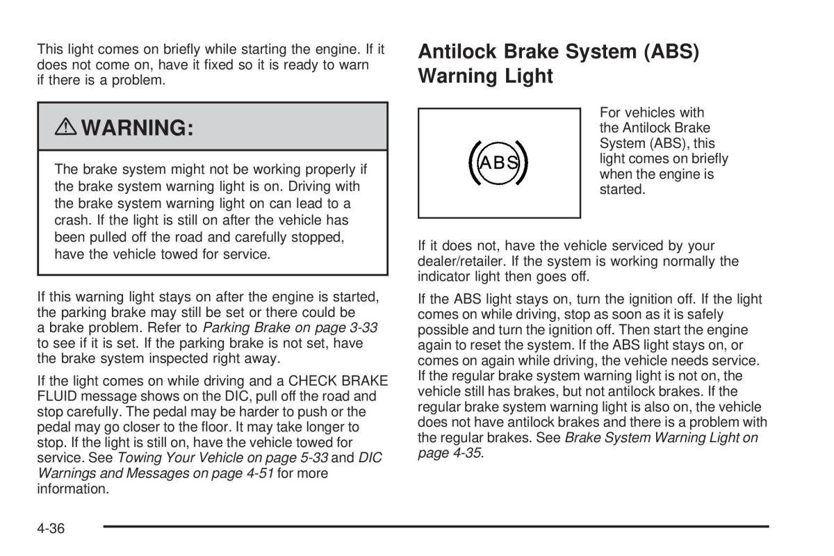 Chevrolet Corvette C6 owners manual / page 198