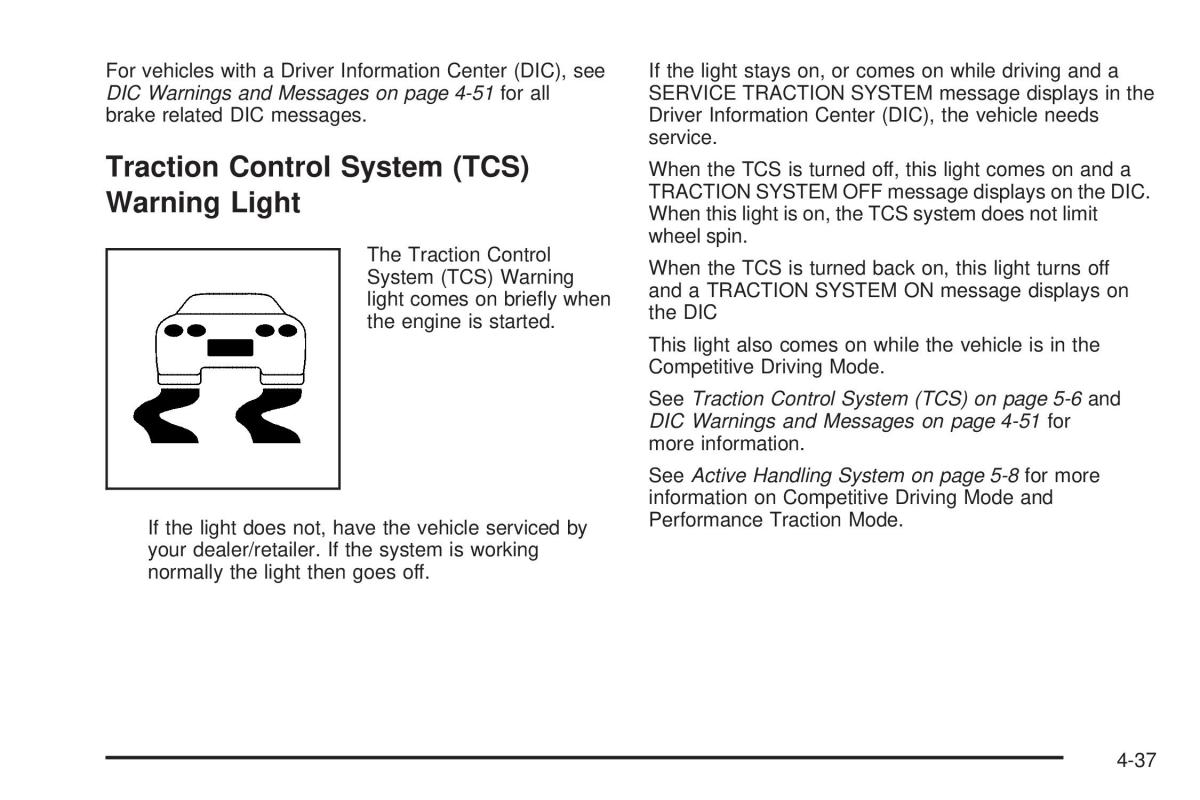 Chevrolet Corvette C6 owners manual / page 199