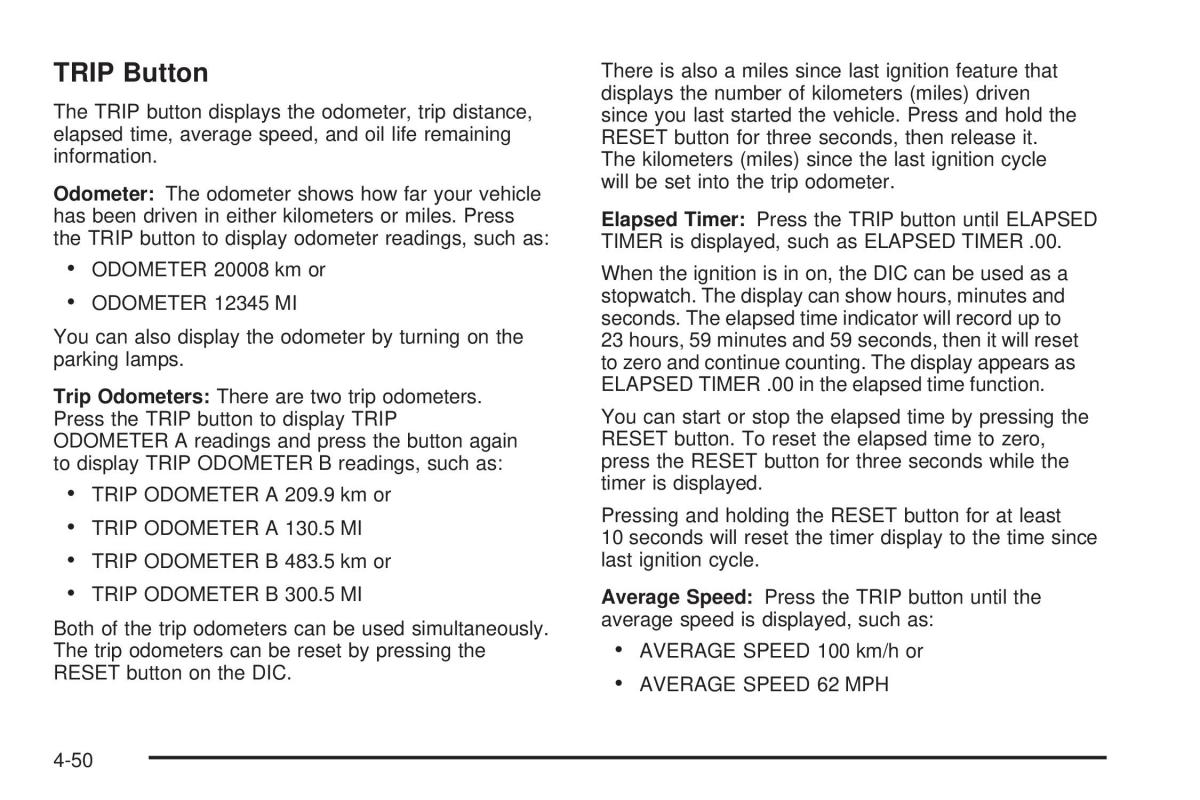 Chevrolet Corvette C6 owners manual / page 212