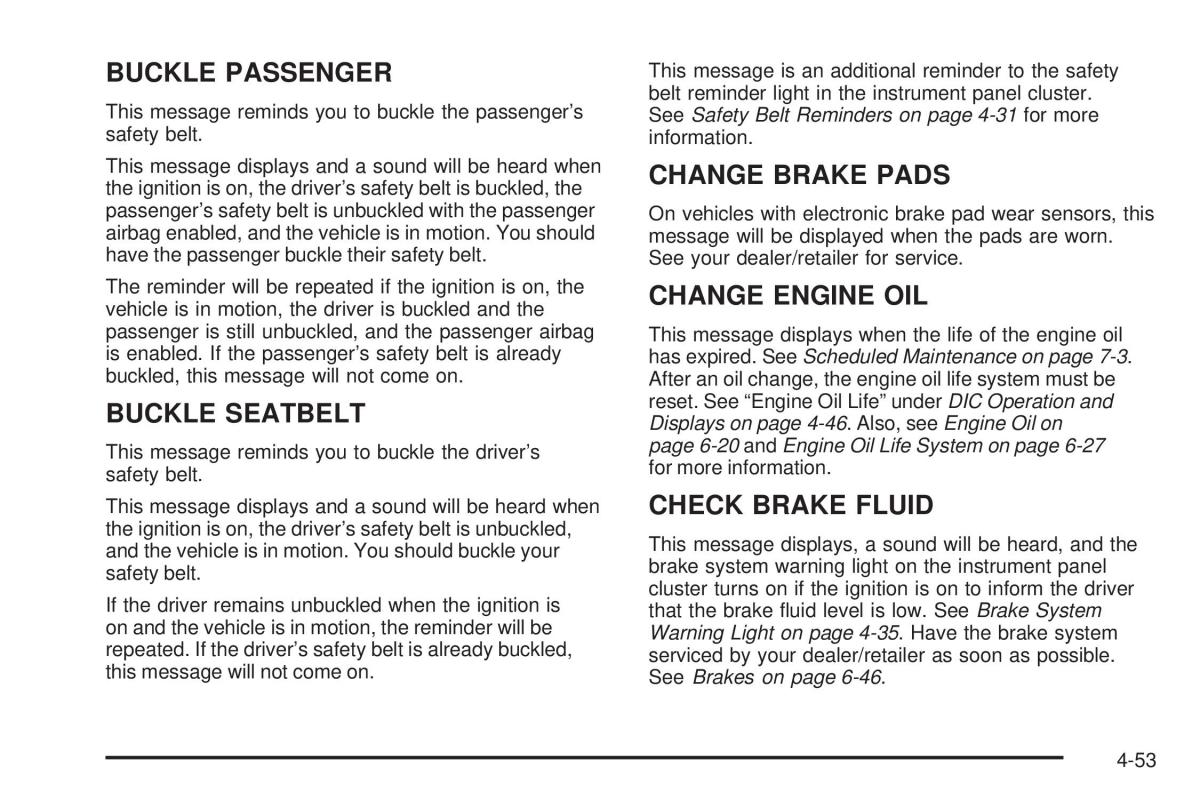 Chevrolet Corvette C6 owners manual / page 215