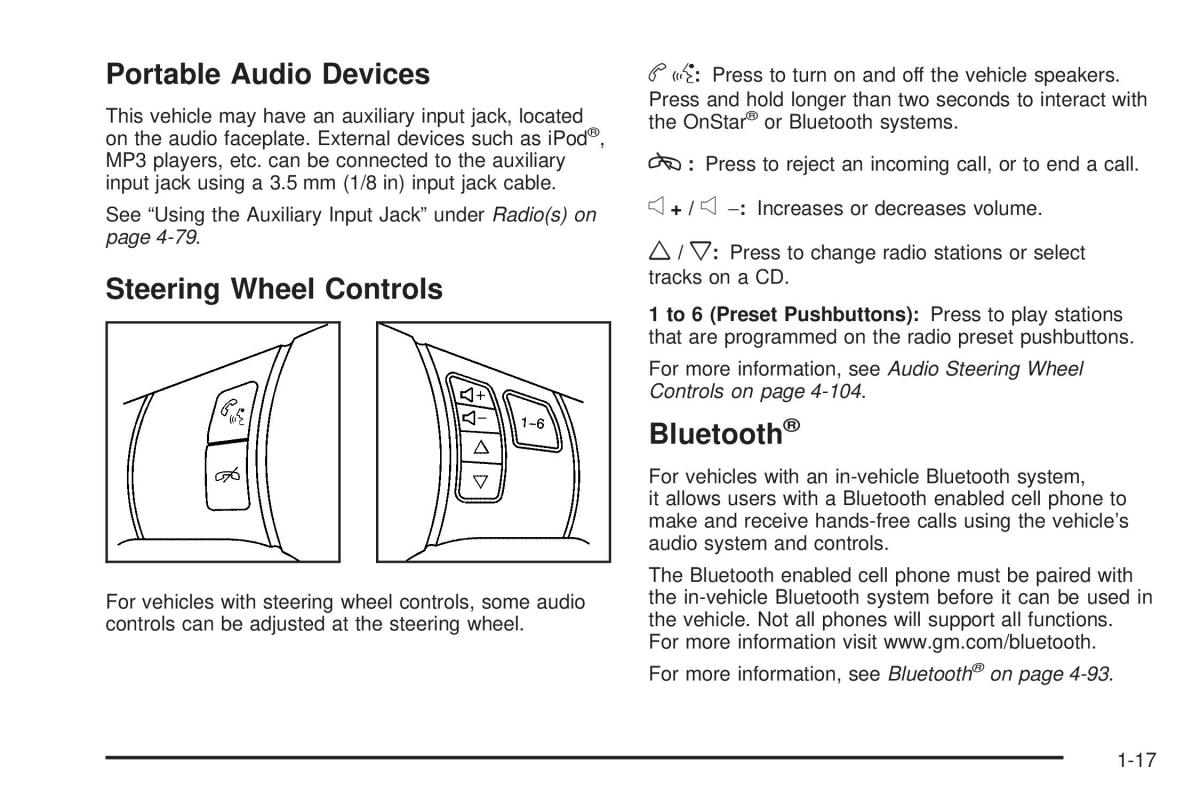 Chevrolet Corvette C6 owners manual / page 23