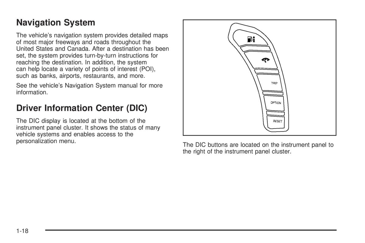 Chevrolet Corvette C6 owners manual / page 24