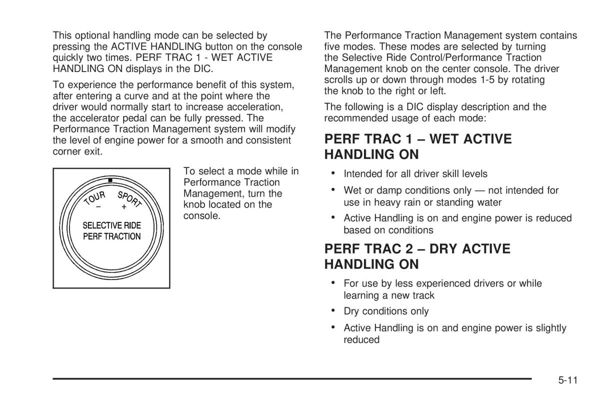 Chevrolet Corvette C6 owners manual / page 279