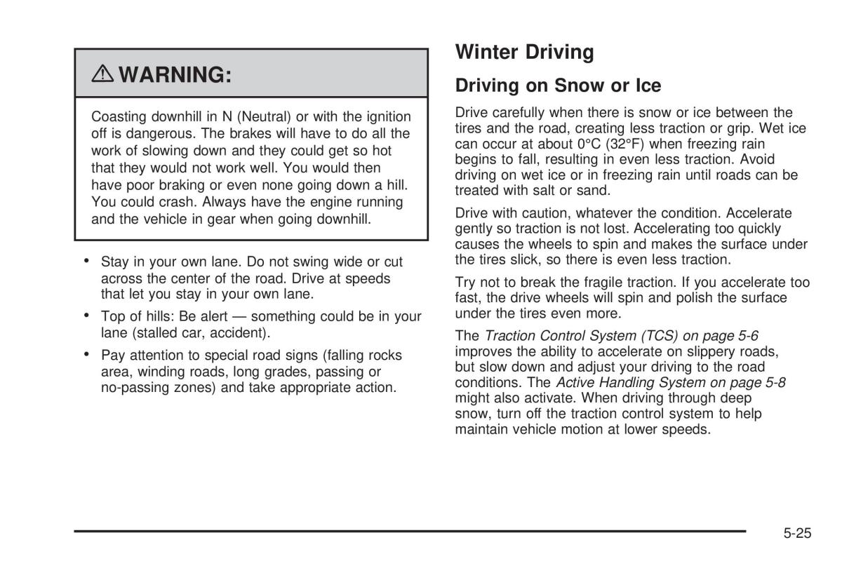 Chevrolet Corvette C6 owners manual / page 293