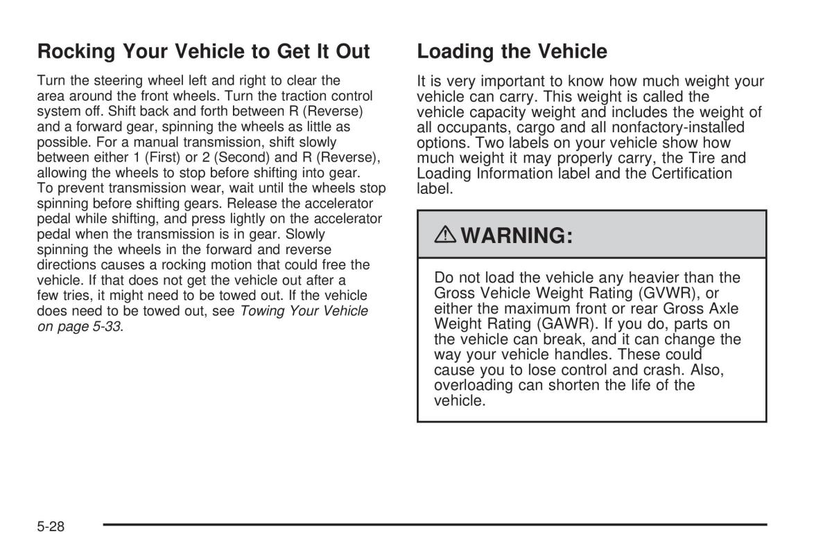 Chevrolet Corvette C6 owners manual / page 296