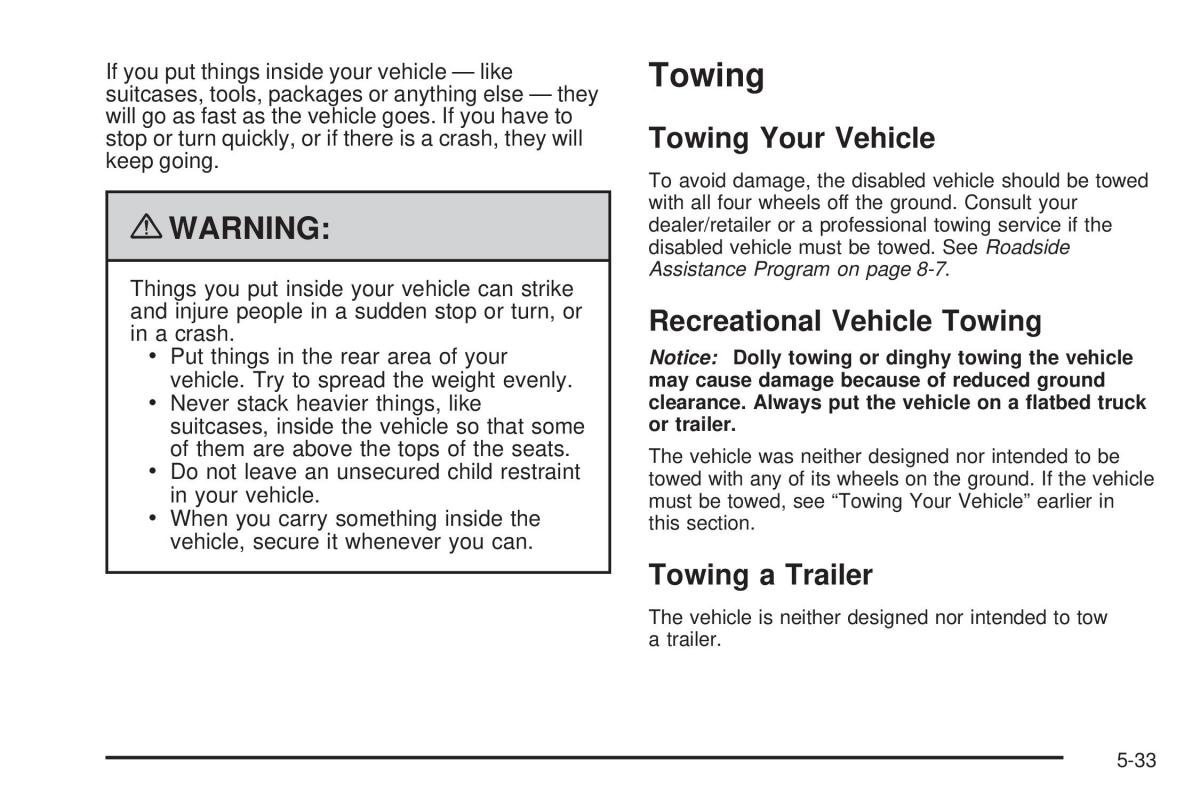 Chevrolet Corvette C6 owners manual / page 301