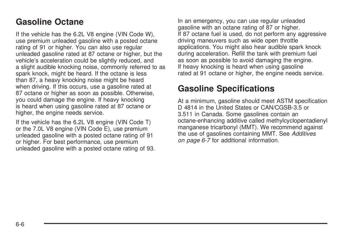 Chevrolet Corvette C6 owners manual / page 308