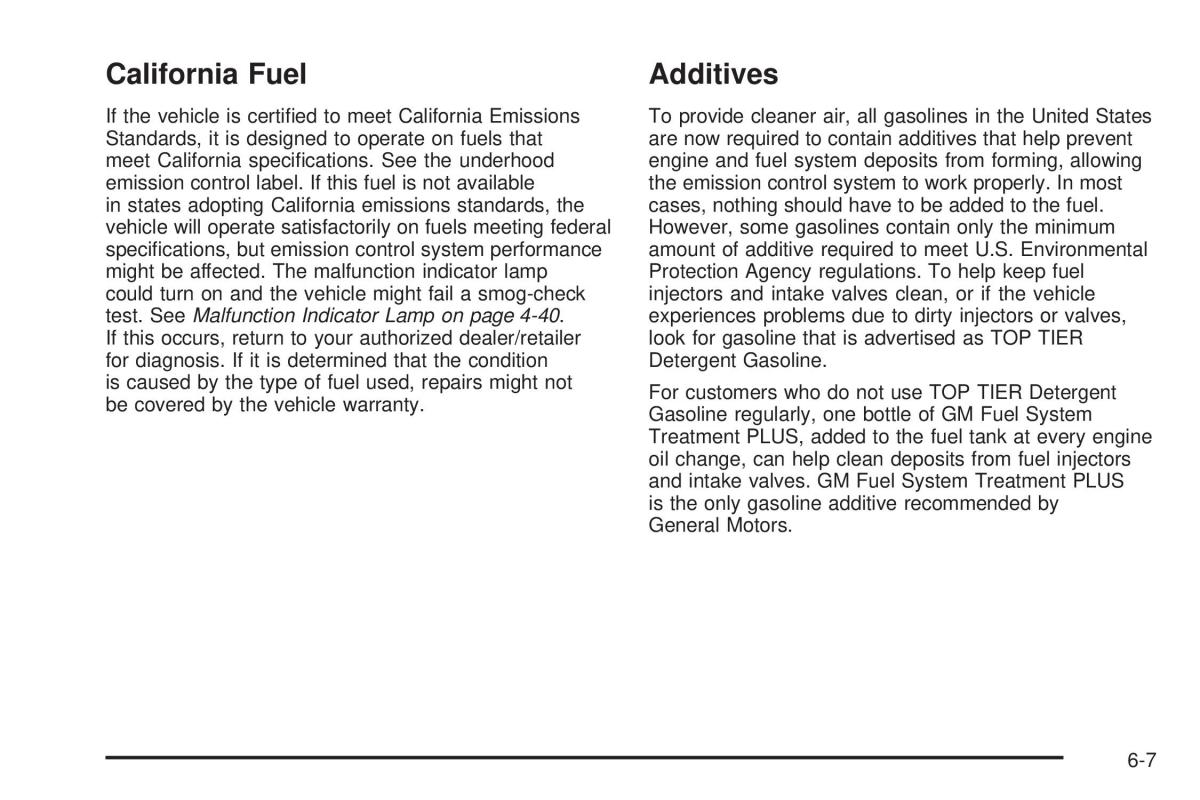 Chevrolet Corvette C6 owners manual / page 309