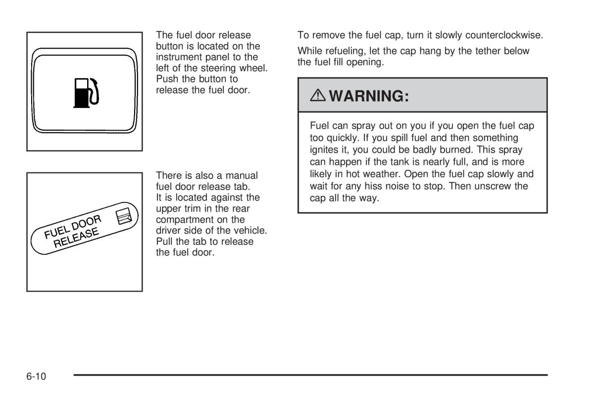 Chevrolet Corvette C6 owners manual / page 312