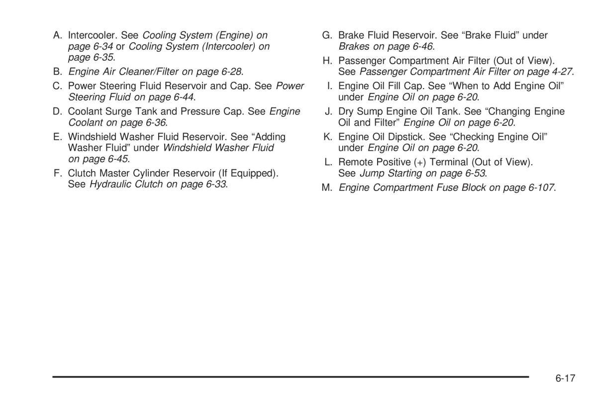 Chevrolet Corvette C6 owners manual / page 319