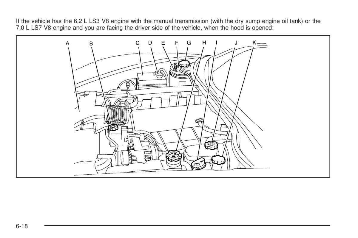 Chevrolet Corvette C6 owners manual / page 320