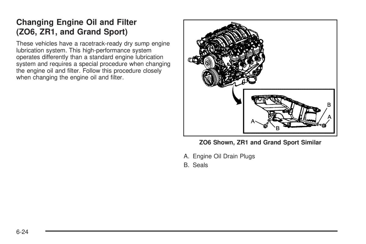 Chevrolet Corvette C6 owners manual / page 326