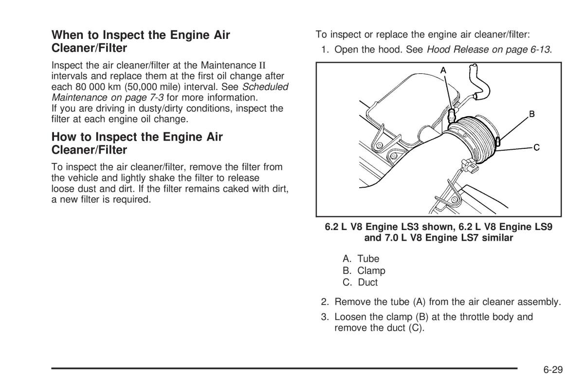 Chevrolet Corvette C6 owners manual / page 331