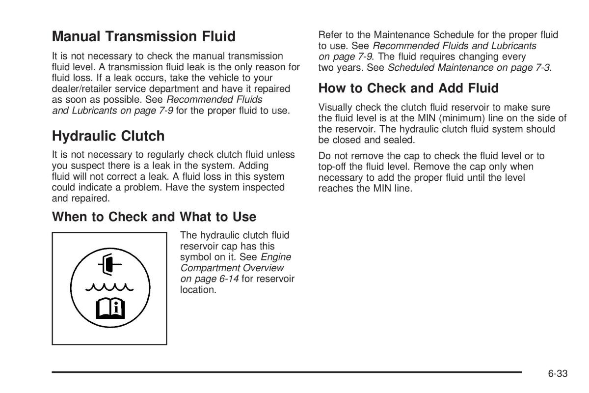 Chevrolet Corvette C6 owners manual / page 335