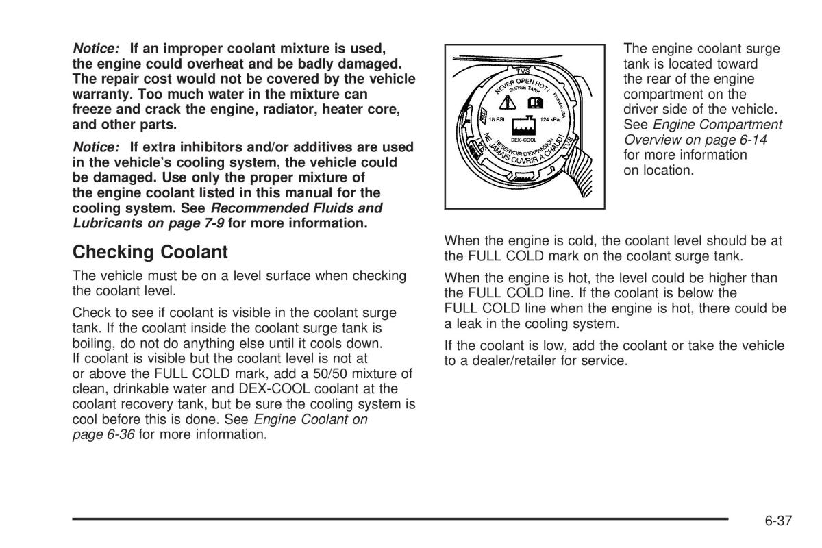 Chevrolet Corvette C6 owners manual / page 339