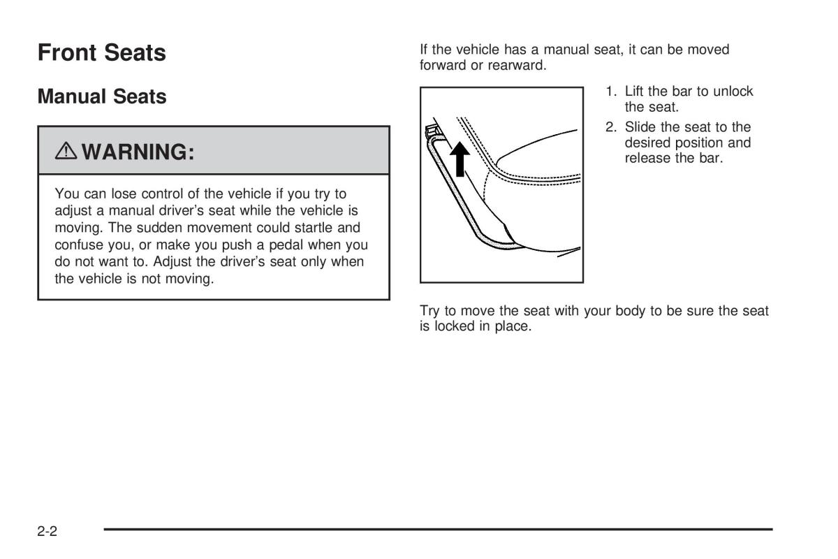 Chevrolet Corvette C6 owners manual / page 34