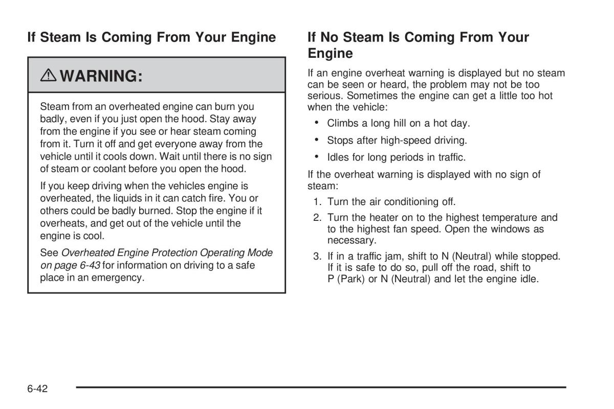 Chevrolet Corvette C6 owners manual / page 344