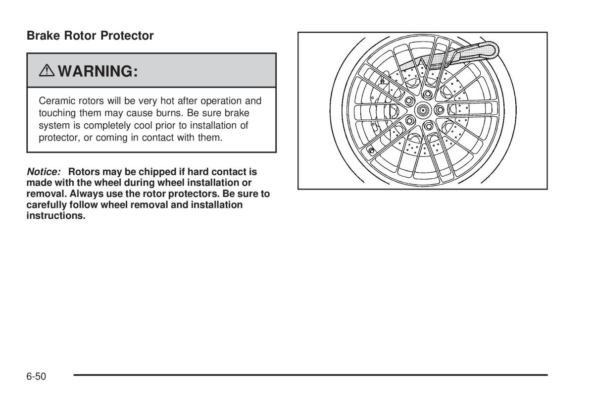 Chevrolet Corvette C6 owners manual / page 352