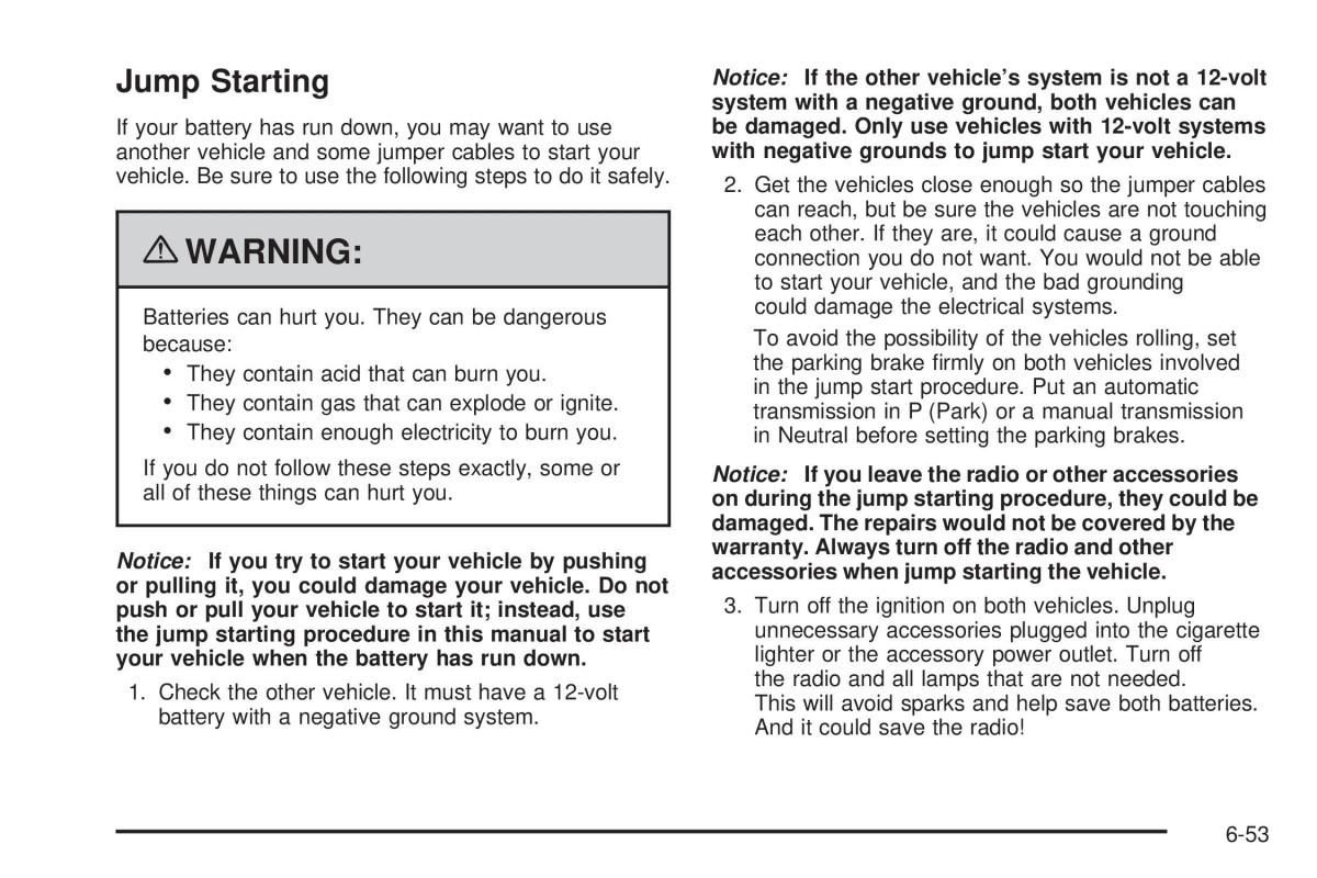 Chevrolet Corvette C6 owners manual / page 355