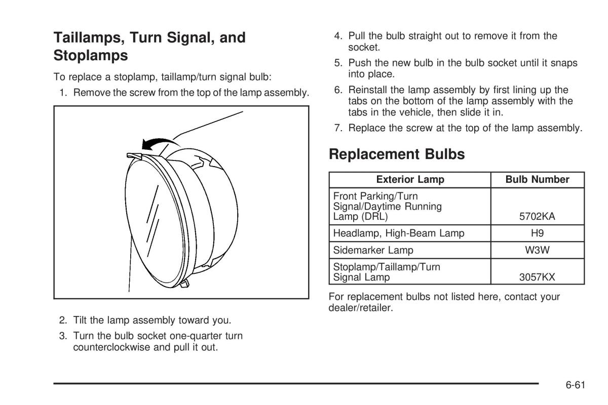 Chevrolet Corvette C6 owners manual / page 363