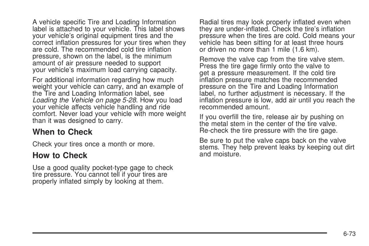 Chevrolet Corvette C6 owners manual / page 375