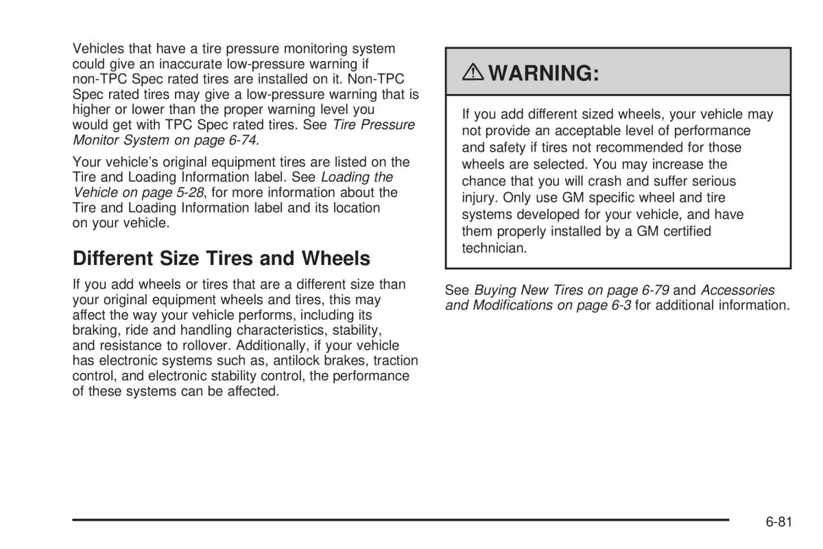 Chevrolet Corvette C6 owners manual / page 383