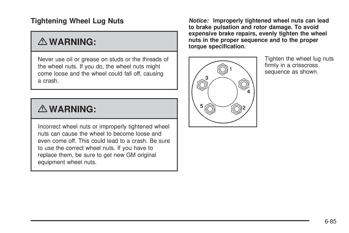 Chevrolet Corvette C6 owners manual / page 387