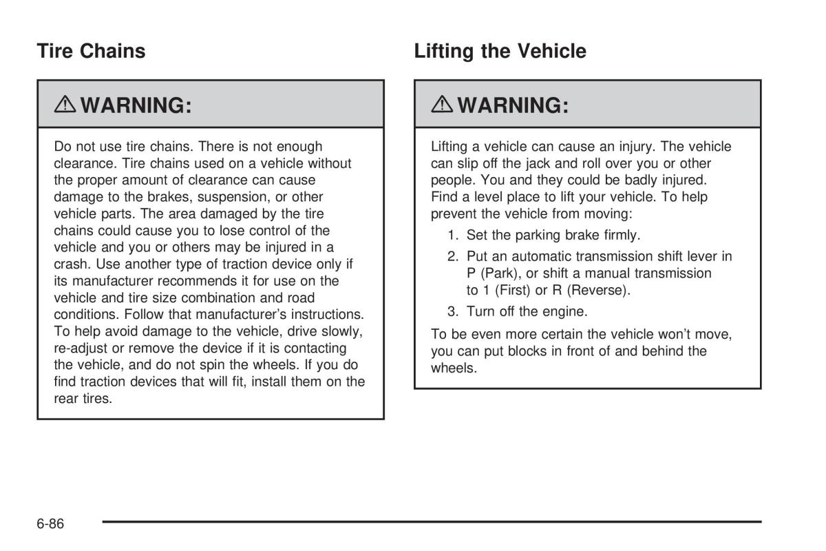 Chevrolet Corvette C6 owners manual / page 388