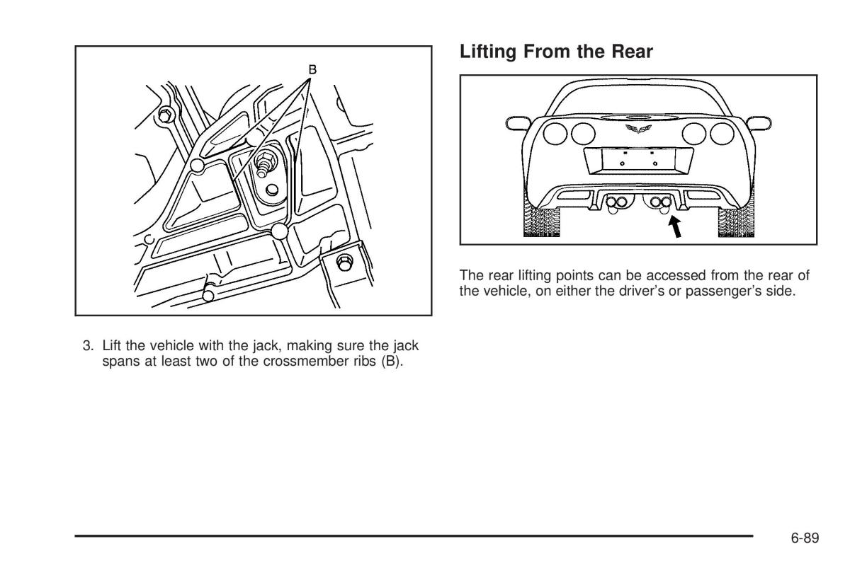 Chevrolet Corvette C6 owners manual / page 391