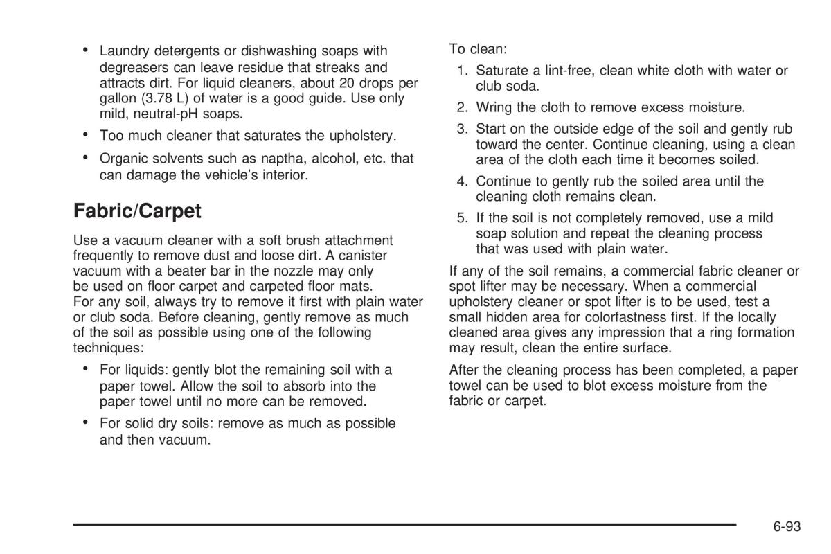 Chevrolet Corvette C6 owners manual / page 395