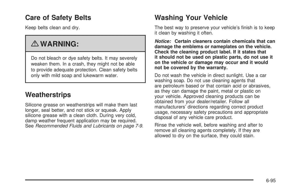 Chevrolet Corvette C6 owners manual / page 397