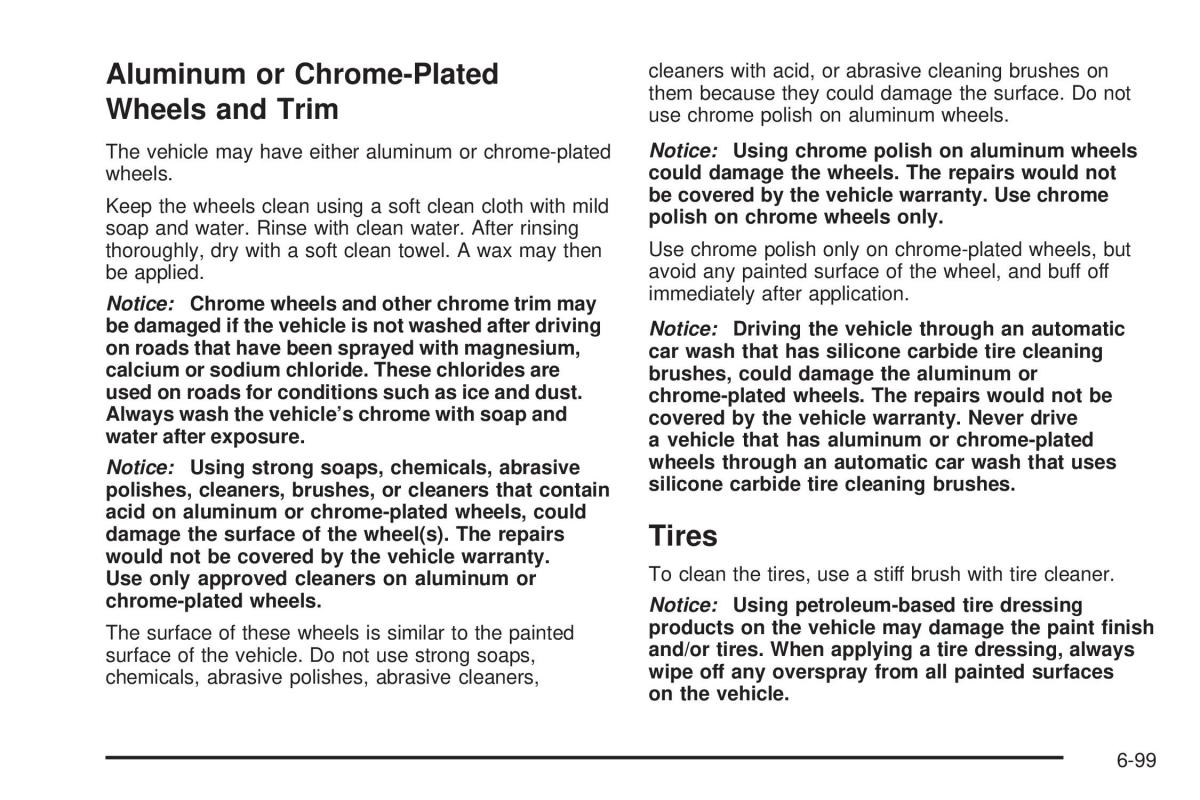 Chevrolet Corvette C6 owners manual / page 401