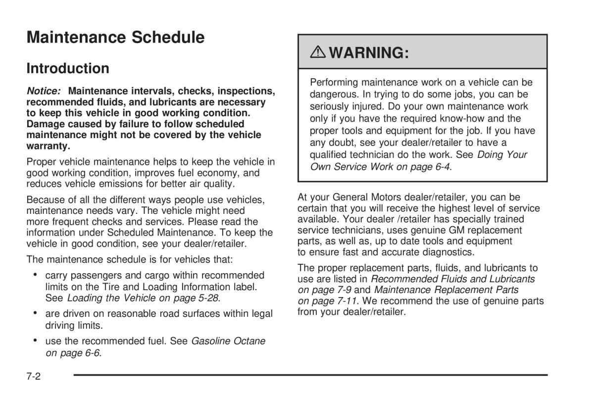 Chevrolet Corvette C6 owners manual / page 418