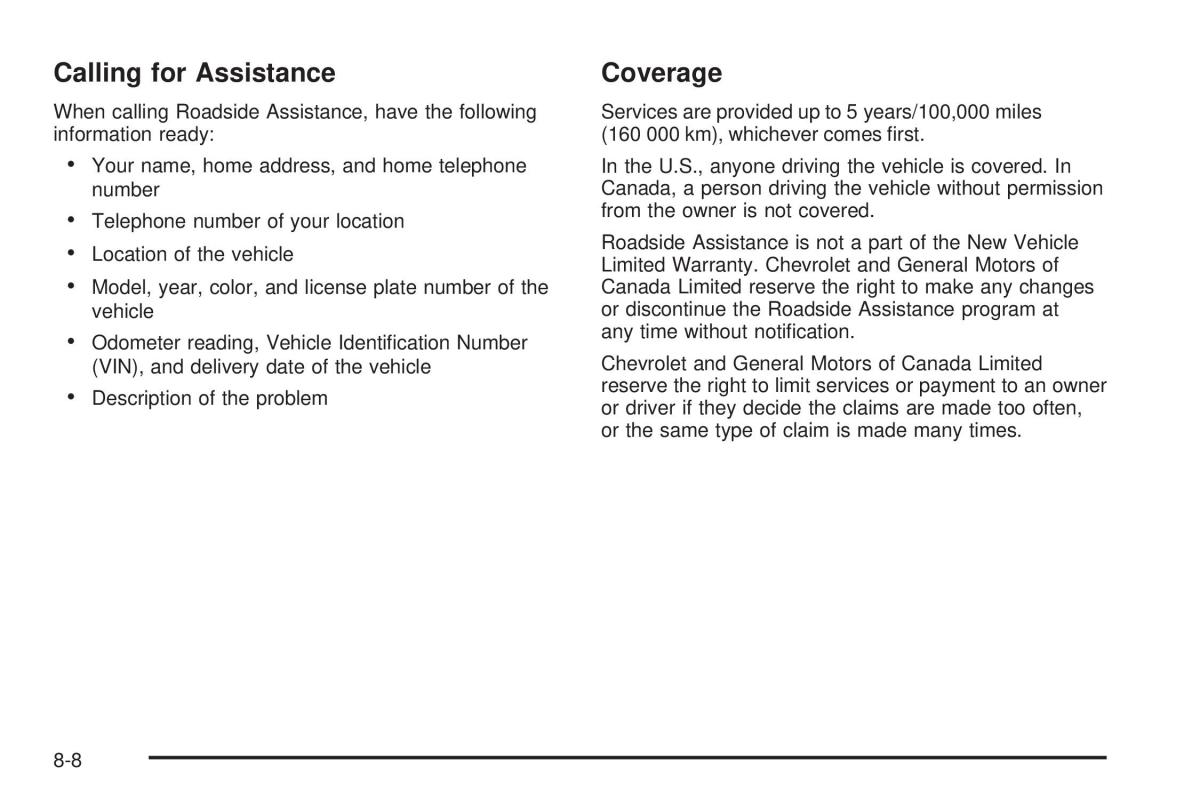 Chevrolet Corvette C6 owners manual / page 440