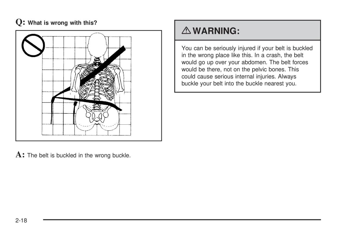 Chevrolet Corvette C6 owners manual / page 50