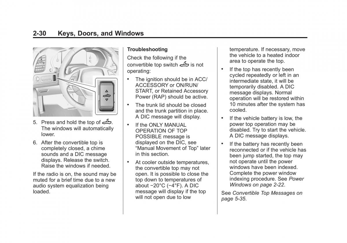 manual  Chevrolet Corvette C7 owners manual / page 59