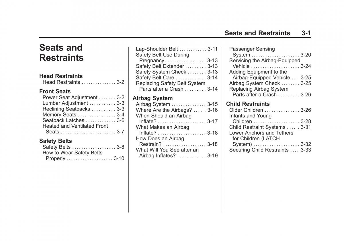 manual  Chevrolet Corvette C7 owners manual / page 64