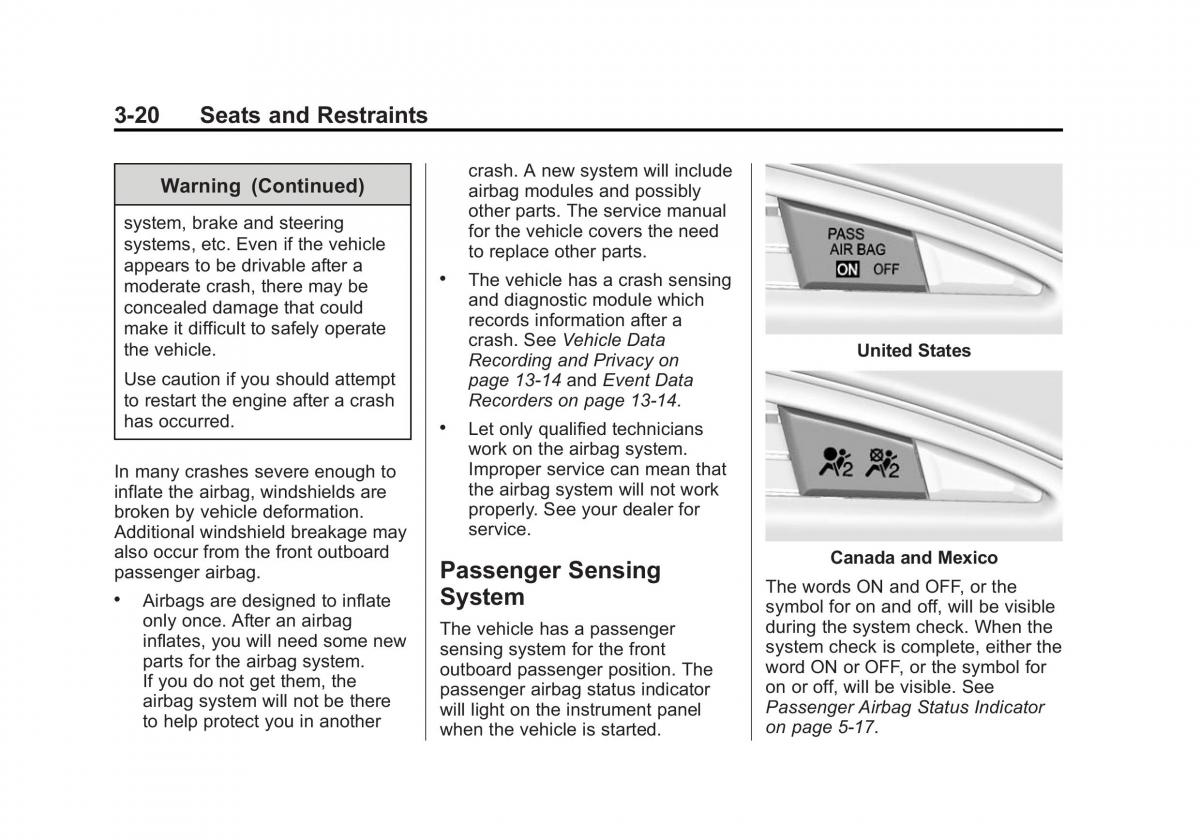 manual  Chevrolet Corvette C7 owners manual / page 83