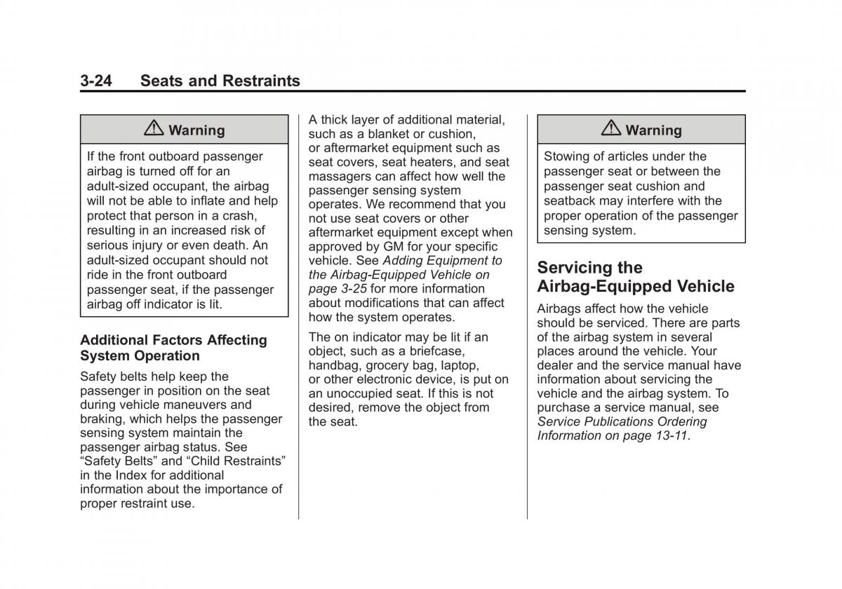 manual  Chevrolet Corvette C7 owners manual / page 87