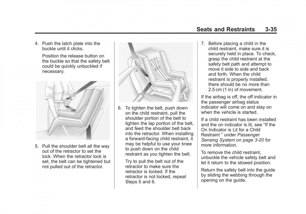 manual  Chevrolet Corvette C7 owners manual / page 98