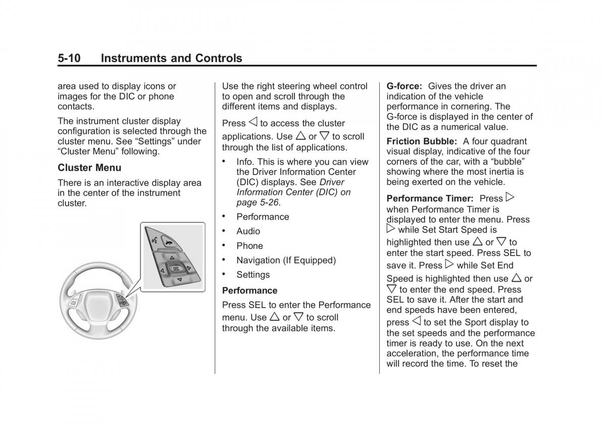 manual  Chevrolet Corvette C7 owners manual / page 115