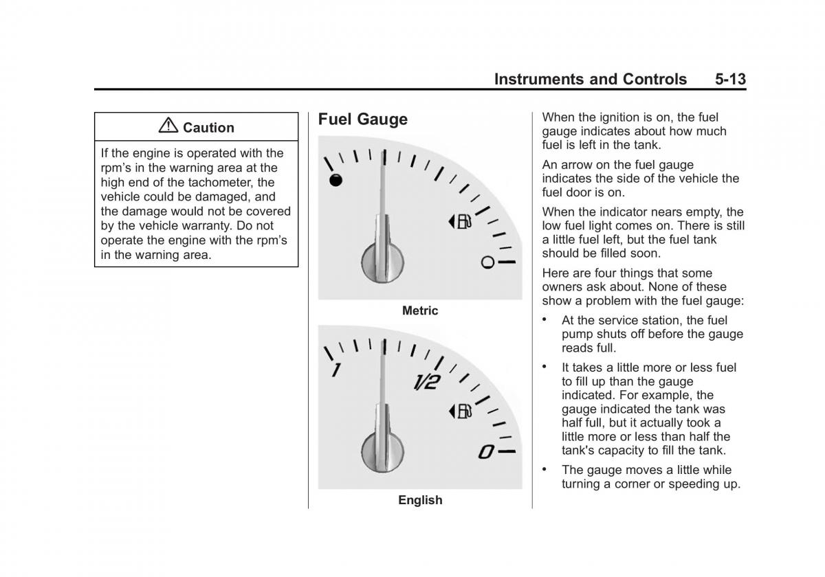 manual  Chevrolet Corvette C7 owners manual / page 118