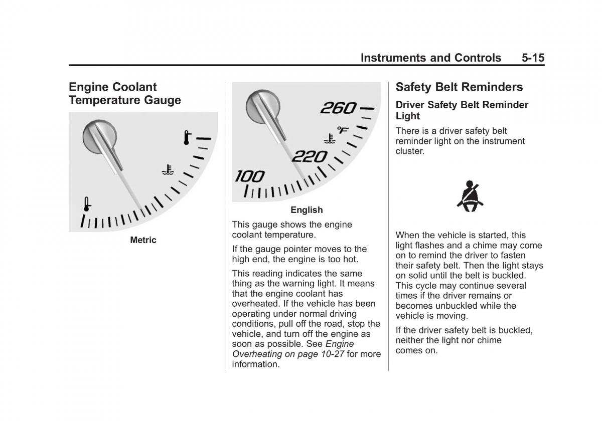 manual  Chevrolet Corvette C7 owners manual / page 120