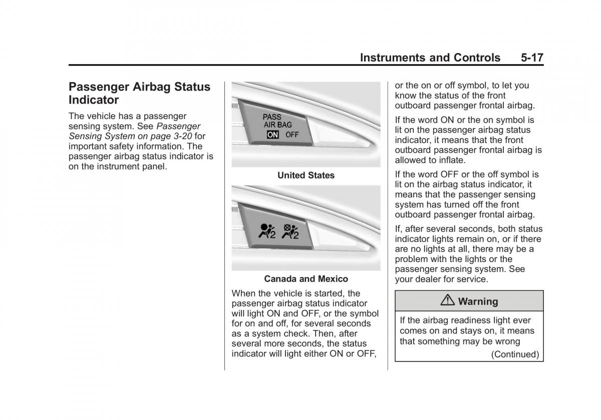 manual  Chevrolet Corvette C7 owners manual / page 122