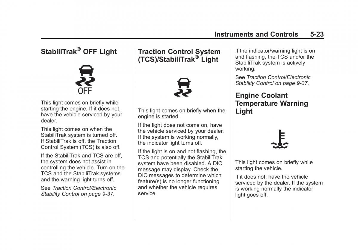 manual  Chevrolet Corvette C7 owners manual / page 128