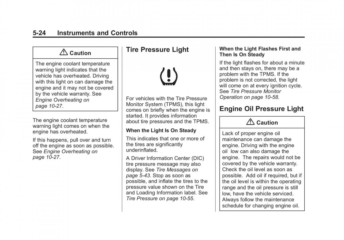 manual  Chevrolet Corvette C7 owners manual / page 129