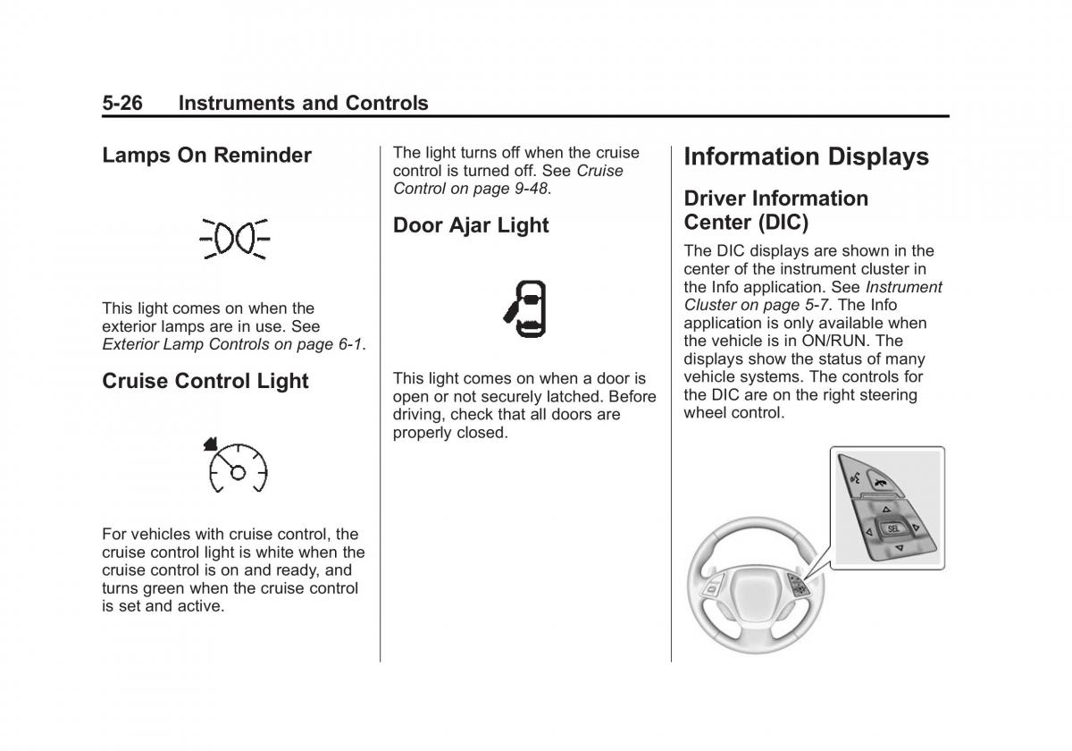 manual  Chevrolet Corvette C7 owners manual / page 131