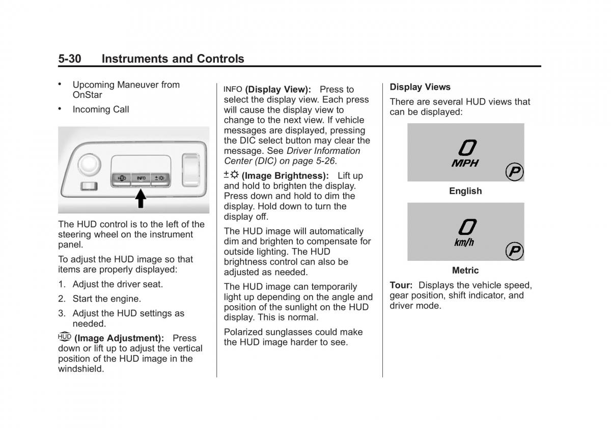 manual  Chevrolet Corvette C7 owners manual / page 135