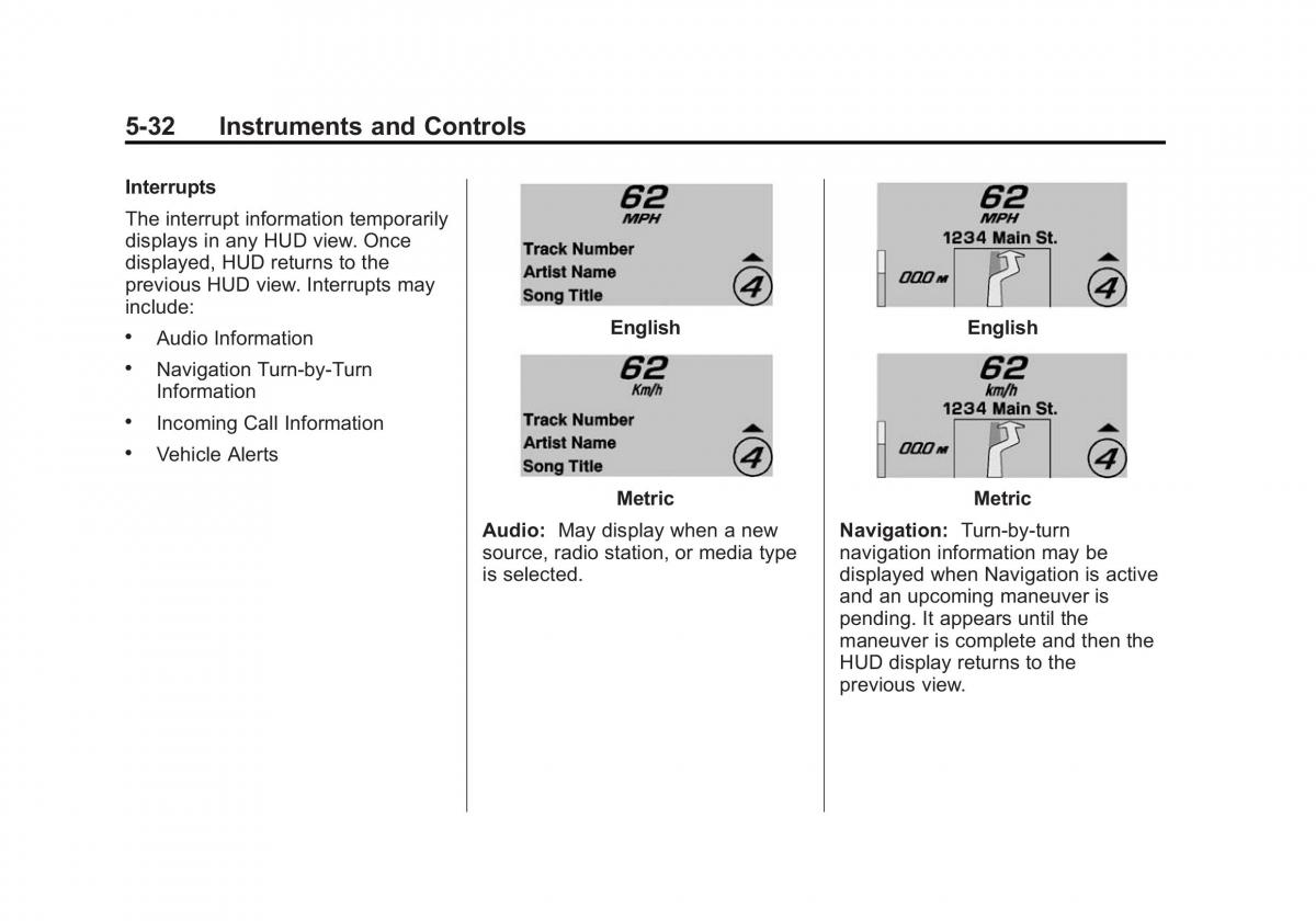 manual  Chevrolet Corvette C7 owners manual / page 137