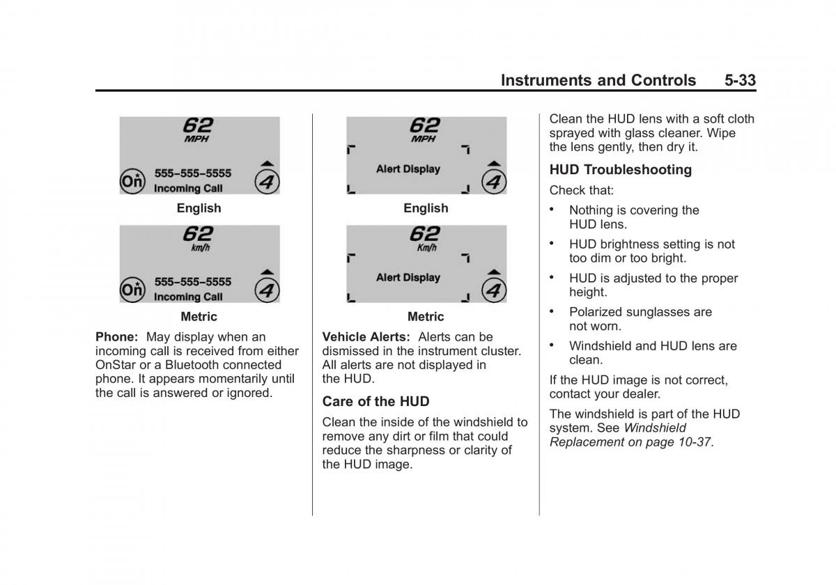 manual  Chevrolet Corvette C7 owners manual / page 138